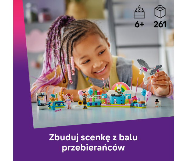 LEGO Friends 42661 Bal przebierańców z jednorożcem i wróżką - 1331627 - zdjęcie 4